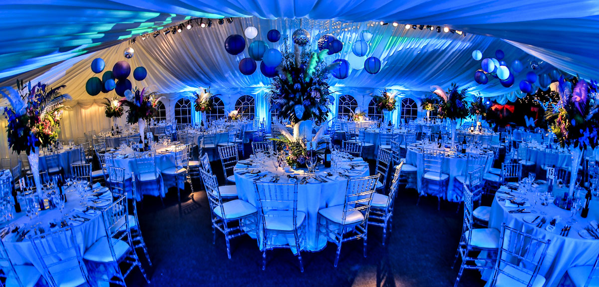 8 Stunningly Dressed Marquee With Dimmed Lighting | Intents Marquee Hire