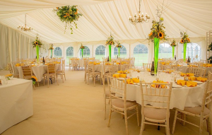 Marquee hire for weddings sunflower category Marquee hire for weddings sunflower